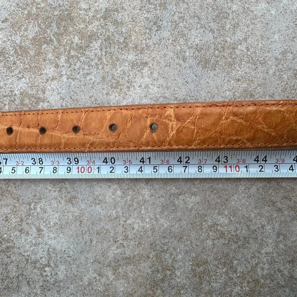 Genuine Alligator Leather Belt